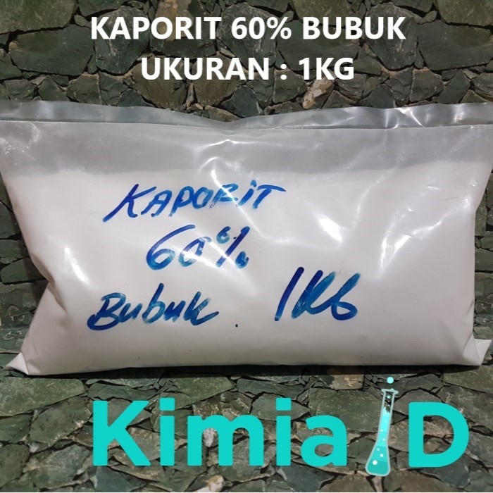 Kaporit Bubuk 1Kg - Kaporit Tjiwi Kimia 1Kg - Kaporit Bubuk 1 Kg - Kaporit 60% - Disinfektan