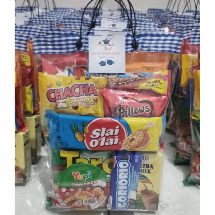 

Paket snack ulangtahun souvenir ultah paket hampers ultah goodiebag ultah min.order 10pc kode B-5