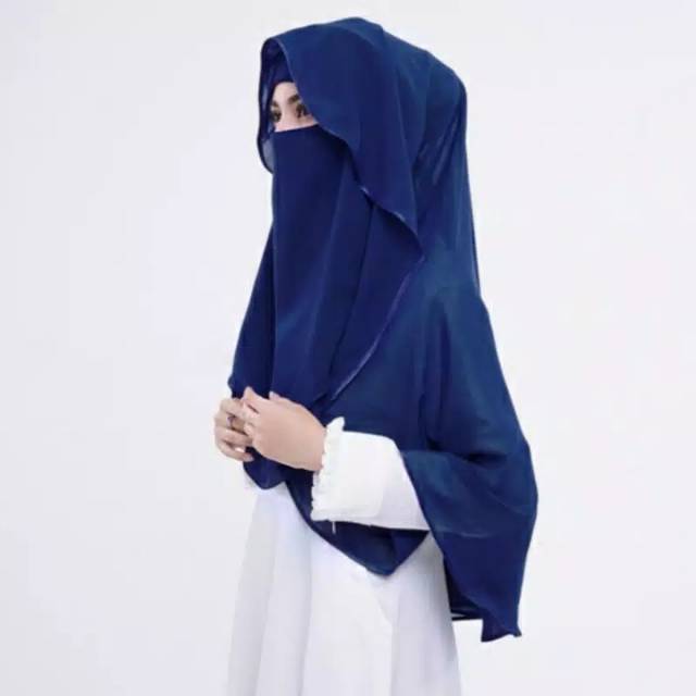 Hijab/Cadar Niqab Lis satin