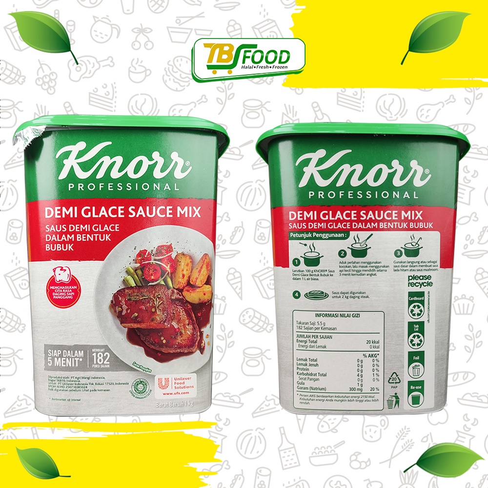 Knorr Bumbu Tom Yam, Demi Glace/Demiglace Chicken Flavoured Seasoning Powder, Oyster Sauce,Beef Powder, Penyedap Makanan No Msg Halal