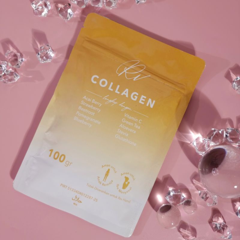 Collagen serbuk RV beauty ampuh mencerahkan kulit ‼️