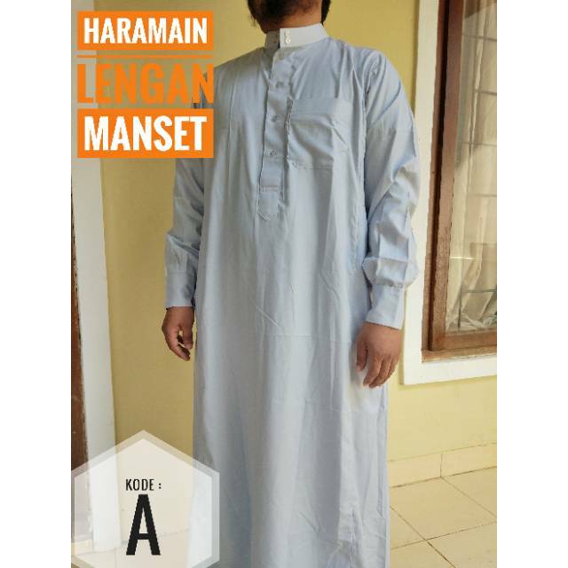 Jubah Al Haramain Lengan Manset