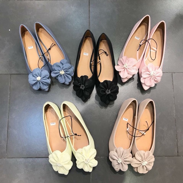 VINCCI Flat shoes corsage flower original new arrival sale