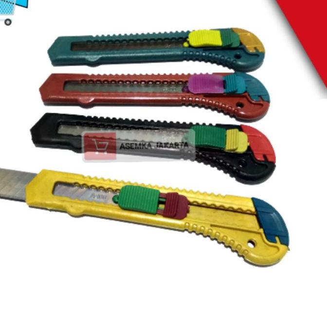 

❣Pisau Kater MMR 12pcs Cutter besar Warna Kemasan Renceng