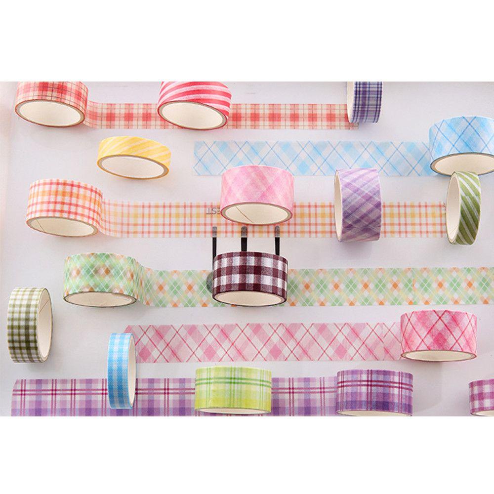R-flower 6 Rol / Kotak Stiker Washi Tape Motif Bunga Kawaii Untuk Dekorasi Diary DIY