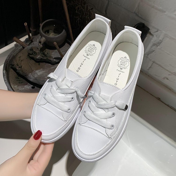Sepatu Sneakers Kanvas Wanita Import Original warna Putih / Beige SP 229 Onlinemall-5