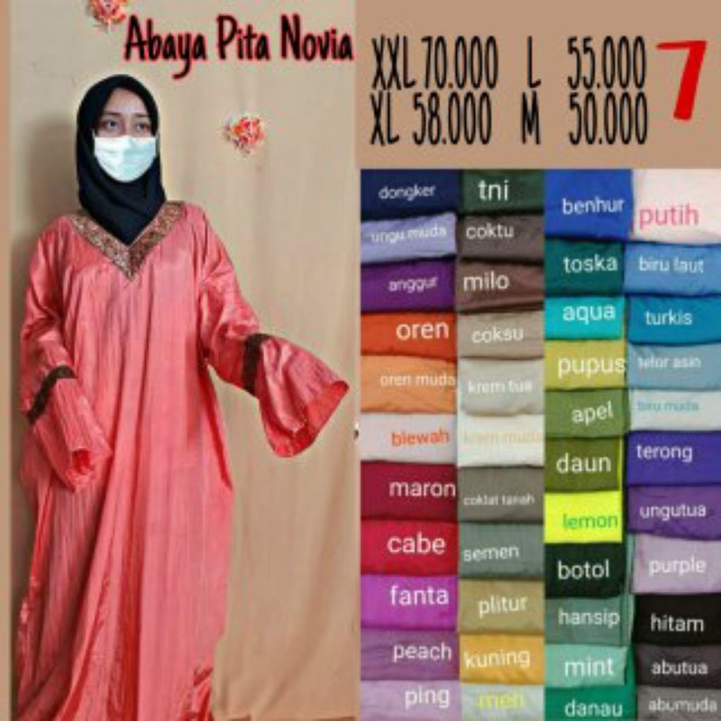 PROMO MUKENA ABAYA PARASIT TREAVELING 354/ABAYA SHOLAT TRAVELING 354