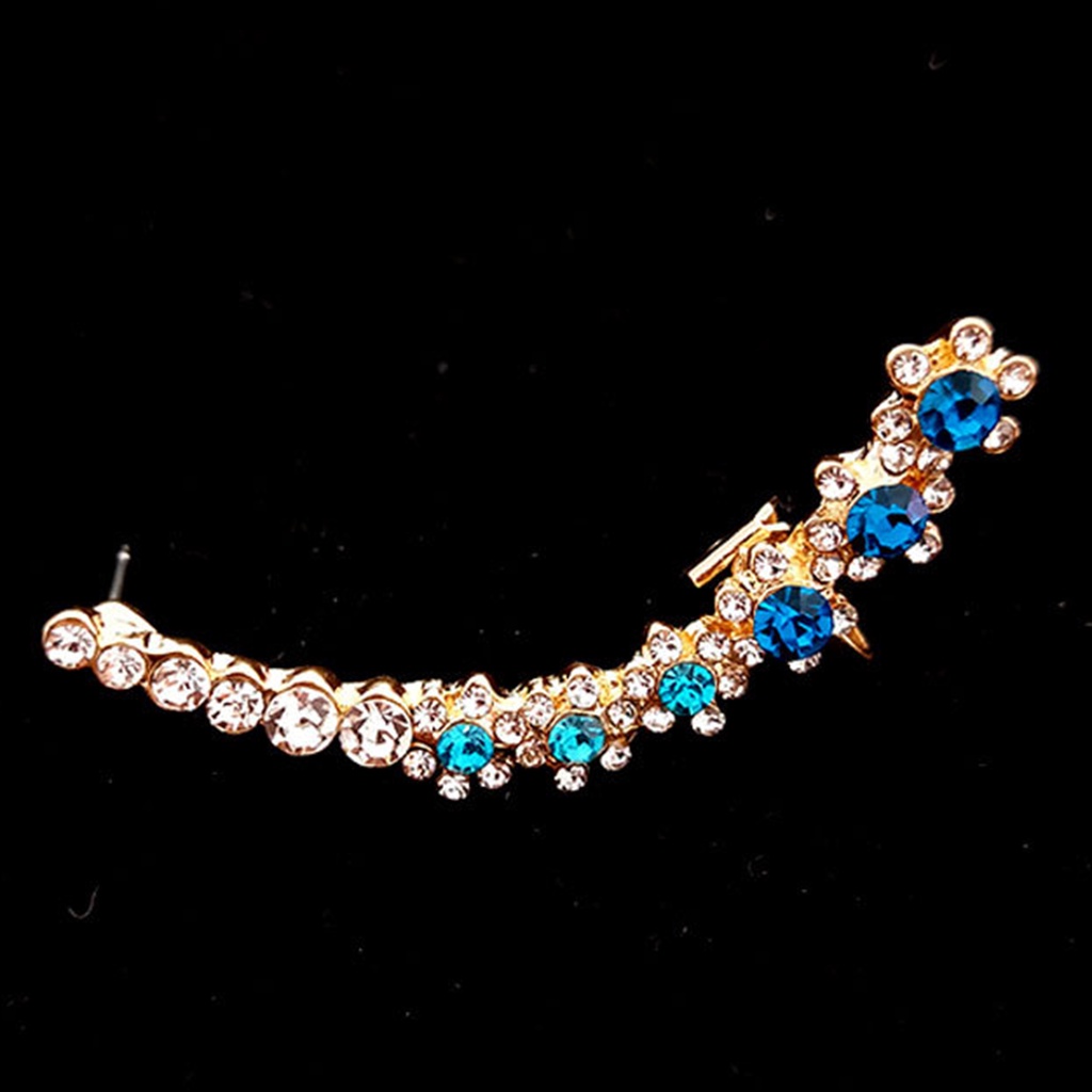 Hu Hu Hu Hu Hu Alat Bantu Pasang Kacamata♡ 1pc Anting Stud Tindik Desain Kepingan Salju Aksen Berlian Imitasi Untuk Wanita