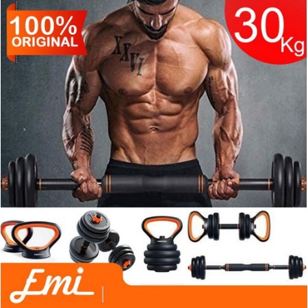 FED Multifunctional Dumbbell Home Fitness Barbell 30KG