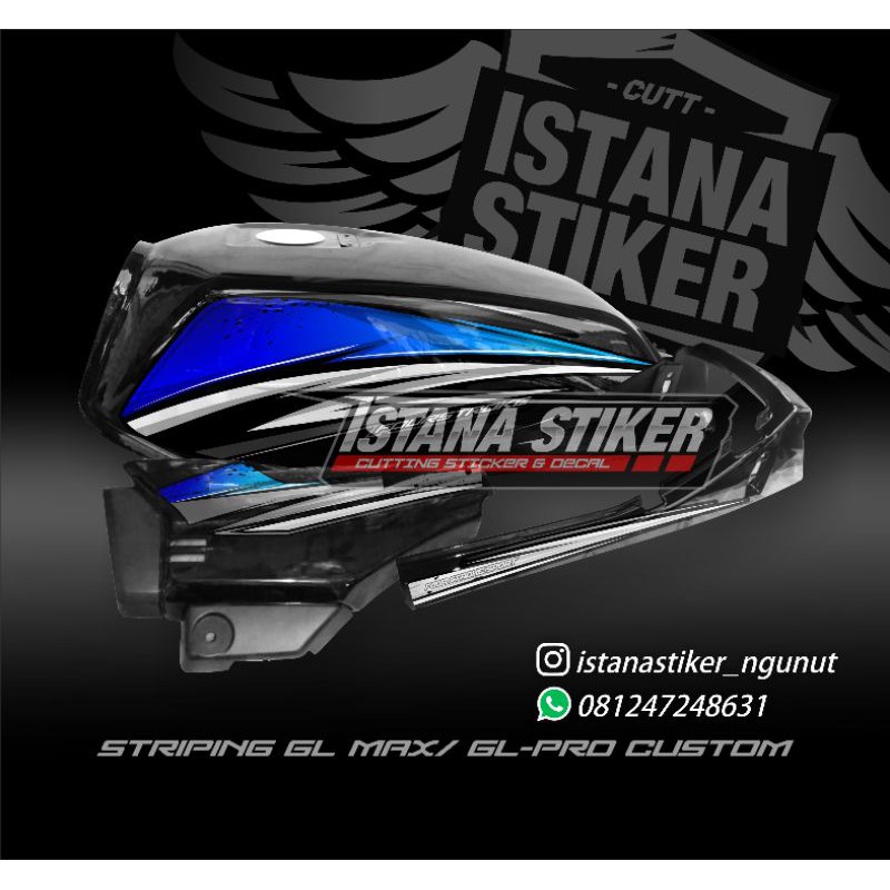 Variasi Striping Gl Pro/Max Biru