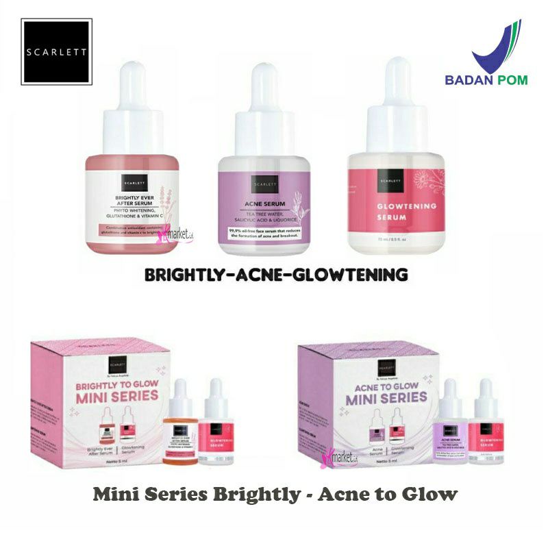 SCARLETT WHITENING SERUM ORIGINAL PEMUTIH WAJAH GLOWING