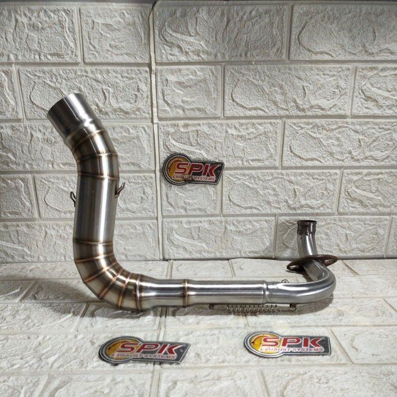 Leher knalpot / pipa knalpot metic cobra inlet 38/ 50 (bisa riques ukuran) PNP metic vario 110 125 1