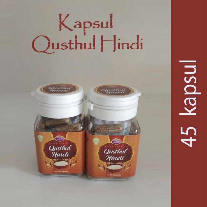 Qusthul Hindi 45 Kapsul QIST HINDI / AL QUST AL HINDI / QUSTHUL HINDI / QISTHUL AL HINDI