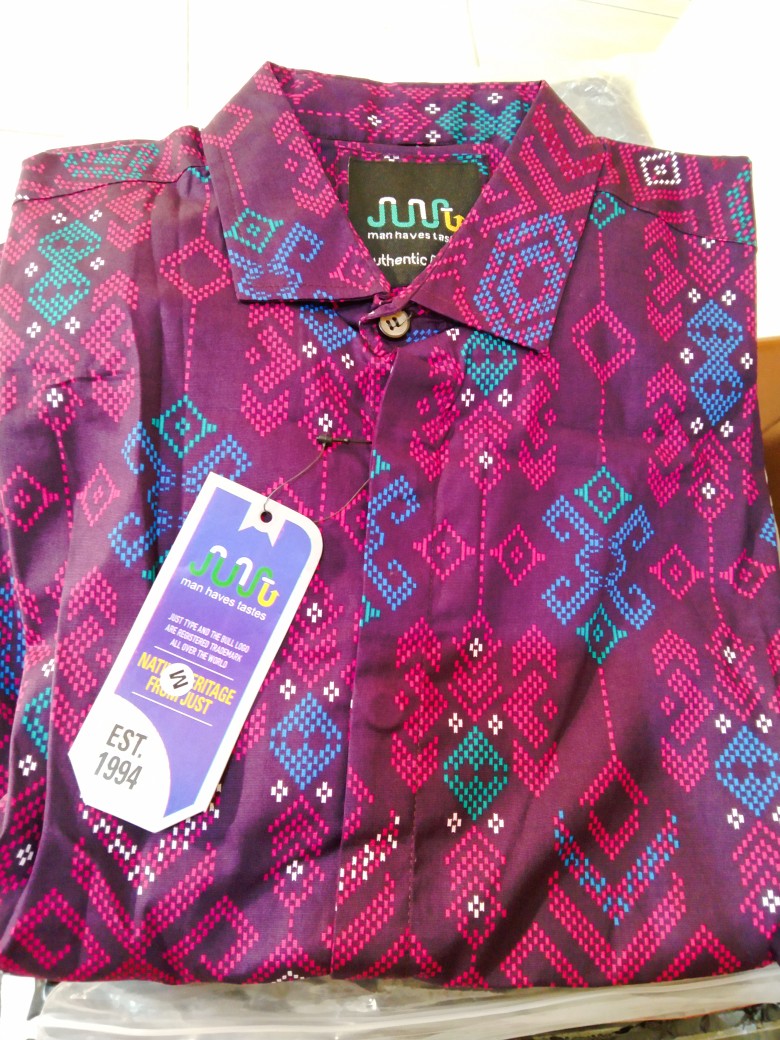 Dgm Fashion   Kemeja Batik Pria Songket Lengan Panjang Batik Pria Batik Kasual Batik Stretch Pria