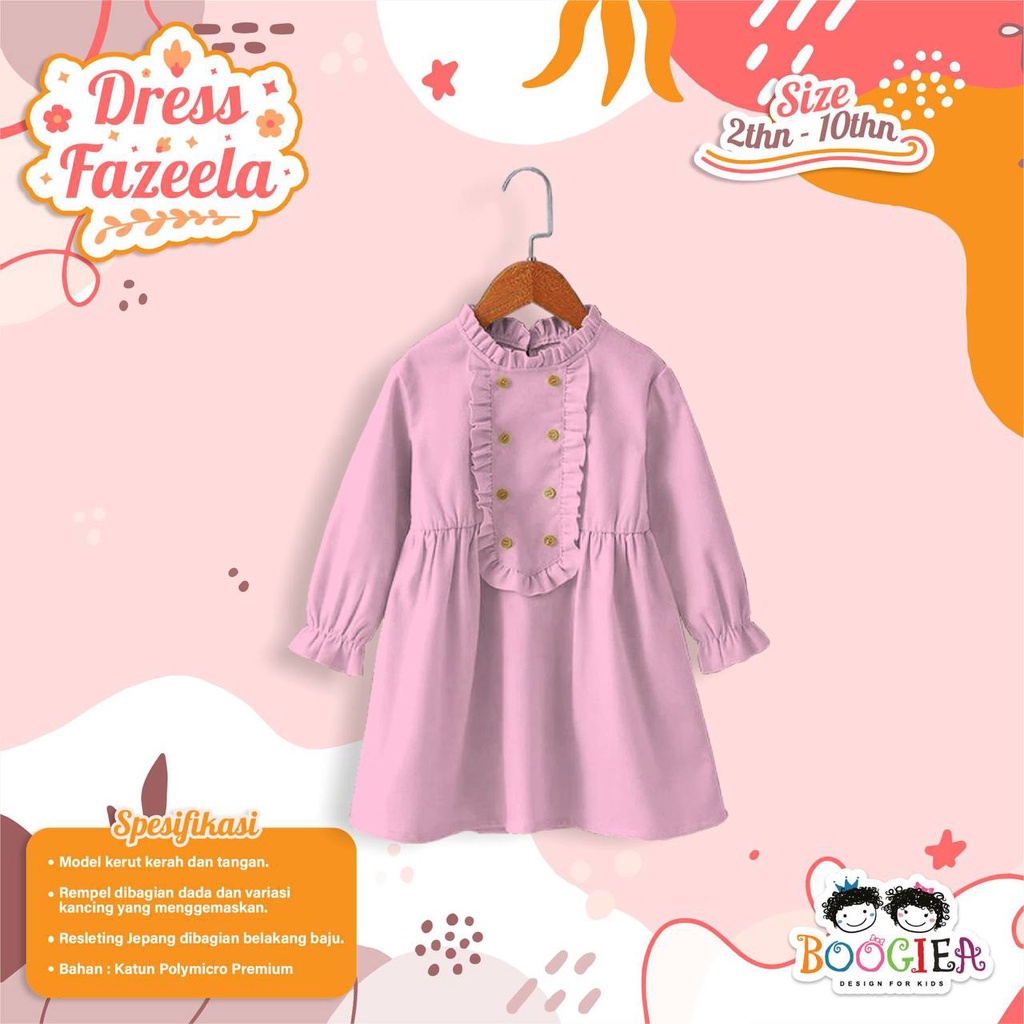 Dress Fazeela By Boogiea Kids