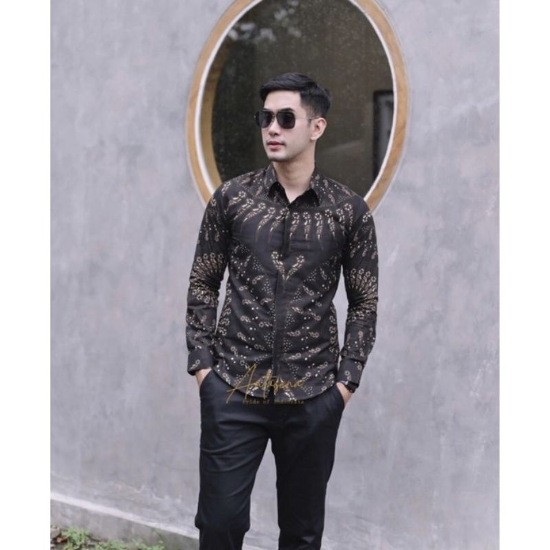 BAJU KEMEJA BATIK PRIA COWOK LENGAN PANJANG REGULAR ATASAN BATIK PREMIUM PRIA COWO KONDANGAN COUPLE PASANGAN KEMEJA ANAK LAKI LAKI PRIA KEKINIAN ORIGINAL MEWAH MODERN BAJU SERAGAM BATIK KANTOR JUMBO