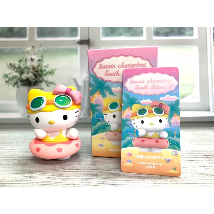 Pop Mart Sanrio South Island Hello Kitty Donut Swim Ring