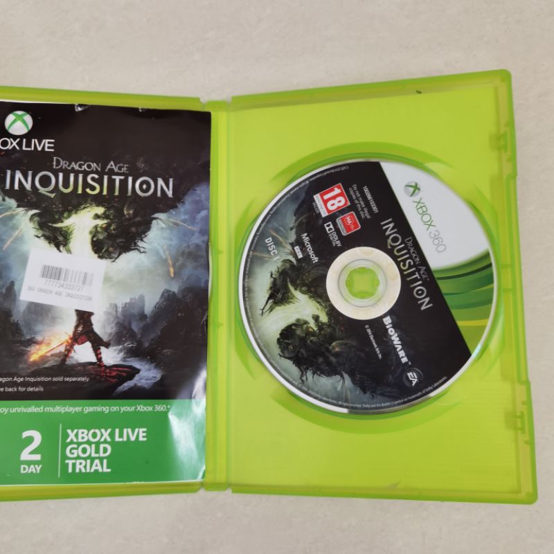 Dragon Age Inquisition XBOX 360 Kaset Disc