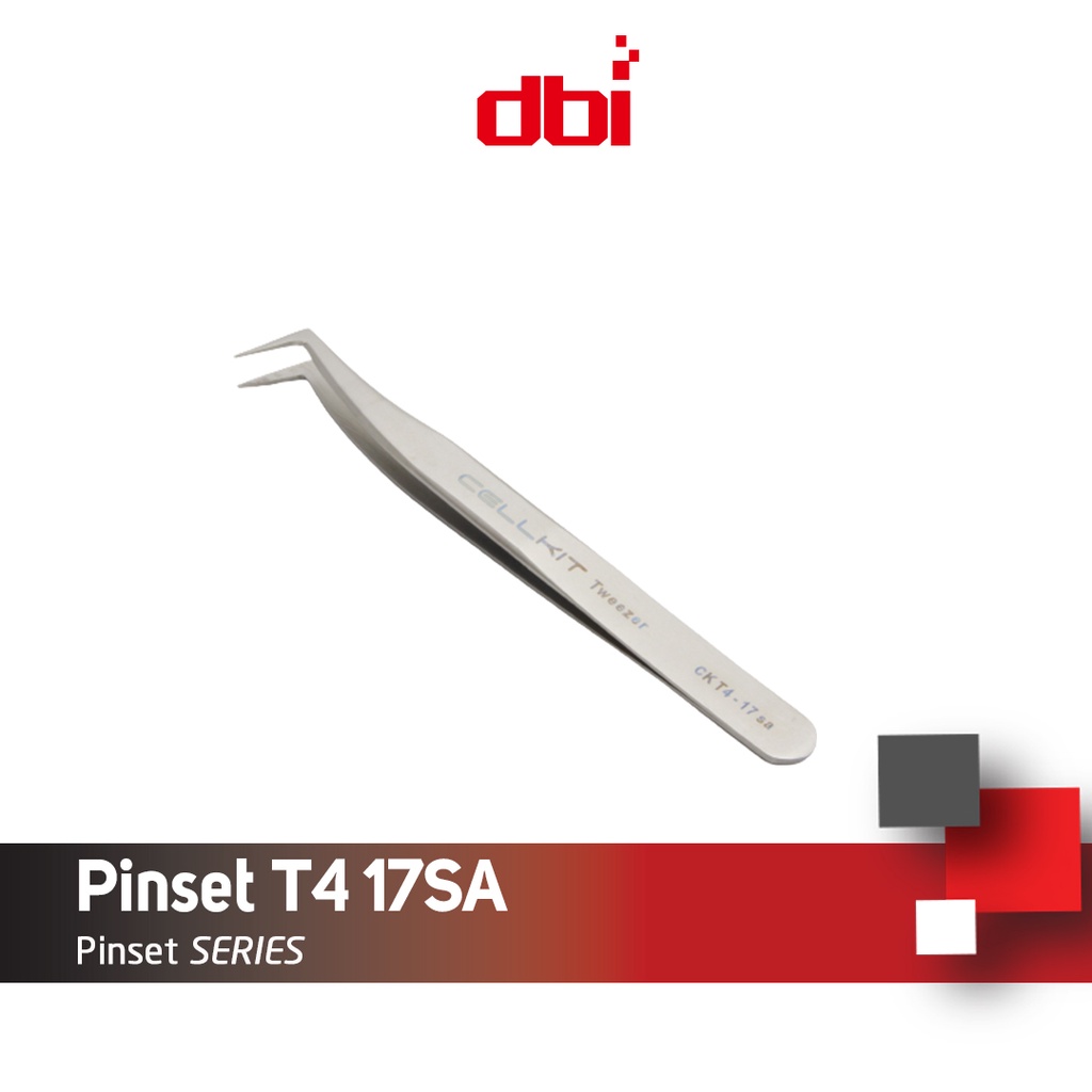 Pinset Bengkok Stainless Steel CELLKIT T4 17SA