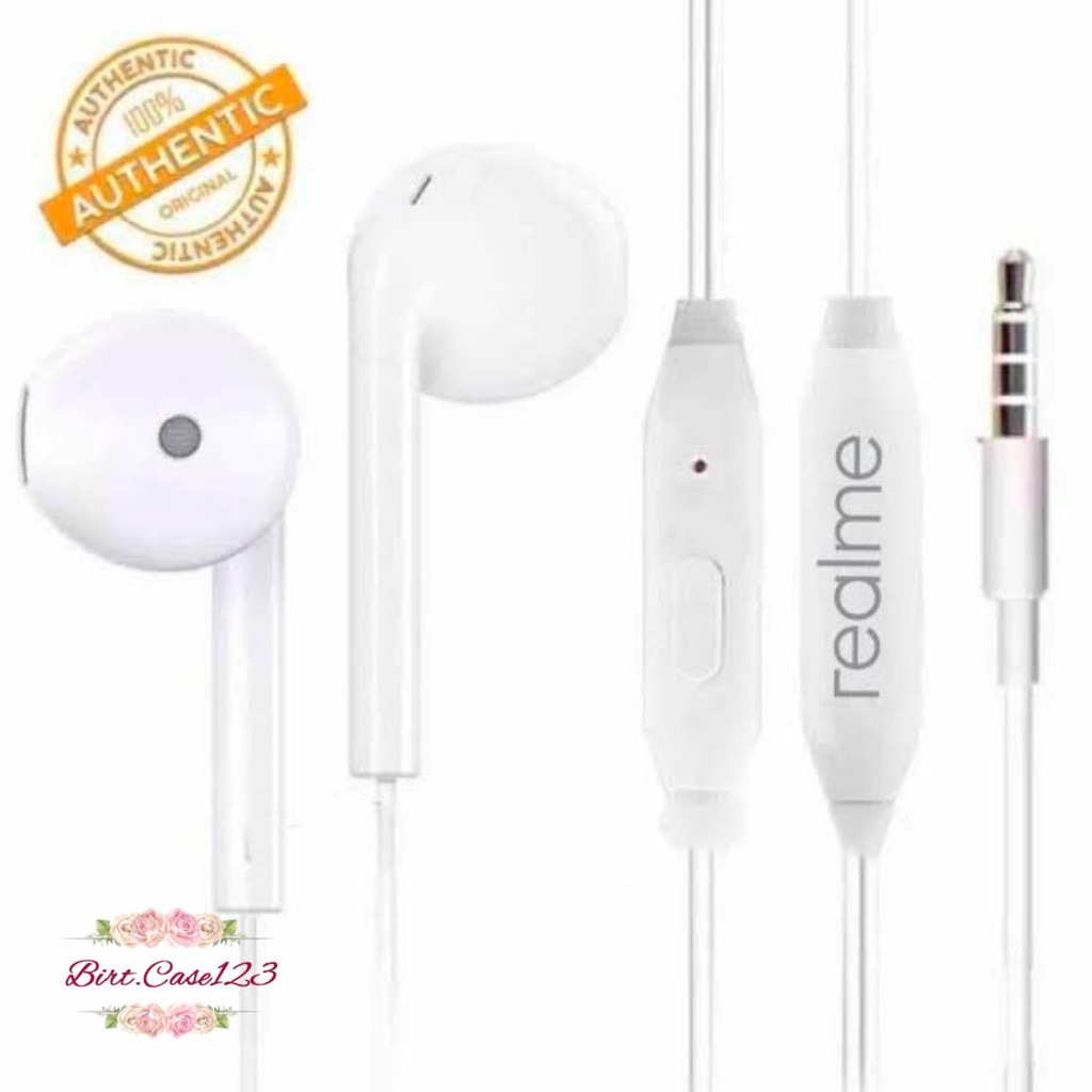 R15 Headset headsfree earphone Hf ORIGINAL REALME 2 3 5 6 7 pro C1 c2 c3 c11 c15 c12 c17 c20 C21y  JACK 3.5MM BC5878