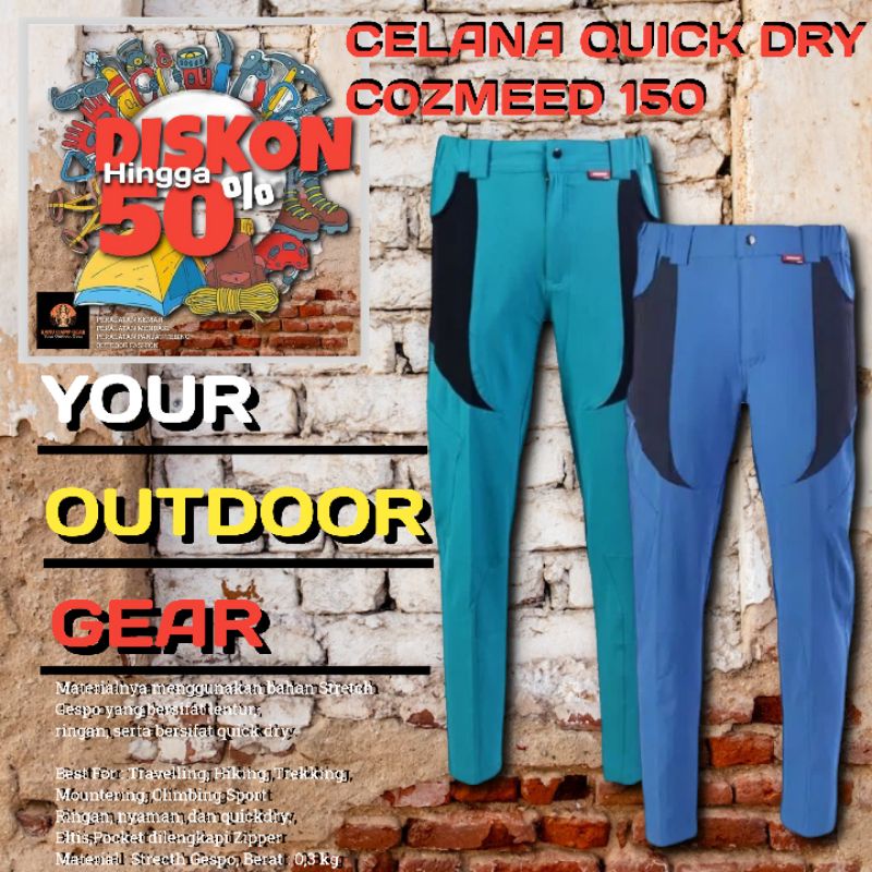 CELANA QUICK DRY 150 COZMEED PANJANG