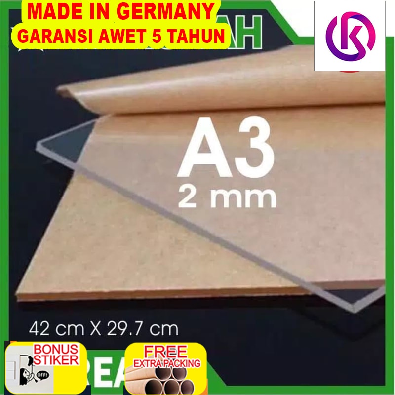 Promo Acrylic Lembaran Ukuran A3 2mm