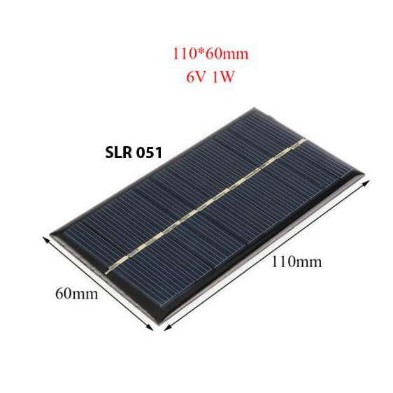 Modul Solar Cell Panel Surya Mini 6V 1W 200Ma Ponsel 18650 Cas Hp Diy Promo Awal Tahun
