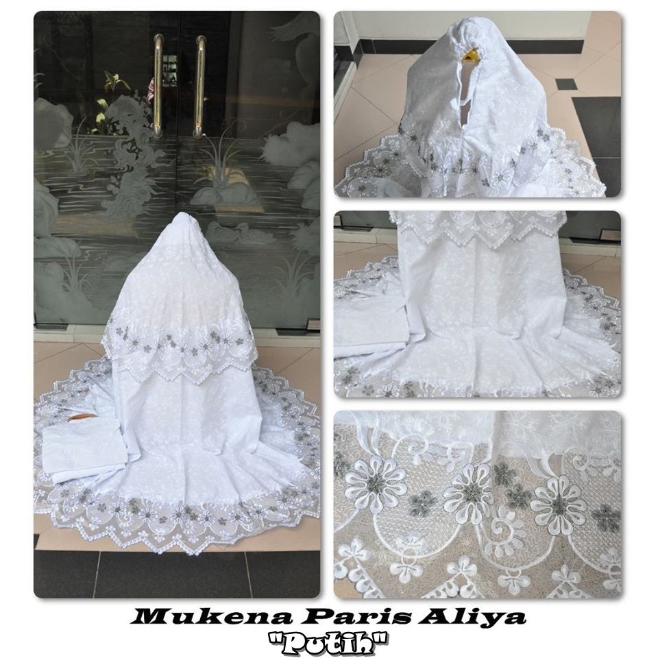 MUKENA DEWASA FULL BORDIR KATUN PARIS ALIYA