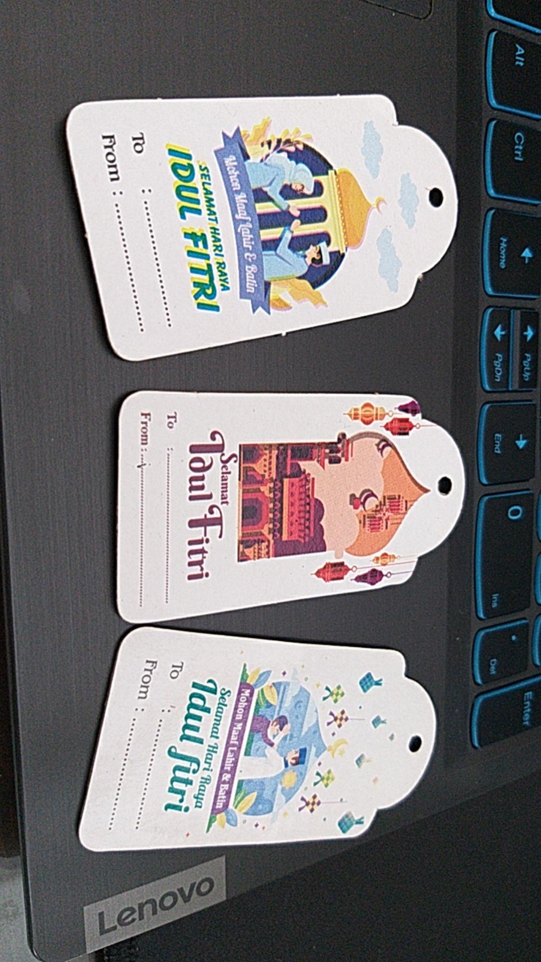 Hangtag Idul Fitri | Hangtag Hari Raya | Duplex+kraft | Hangtag Lebaran H45