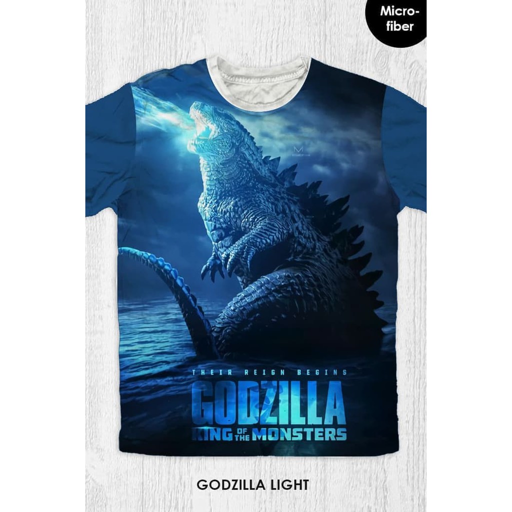 Baju Kaos Anak & Dewasa Godzilla - Godzilla Light