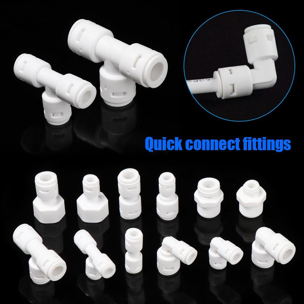 PREVA 1pcs Hose Tube Connector Plastic Reverse Osmosis Water Purifier Accessories Hose Connection