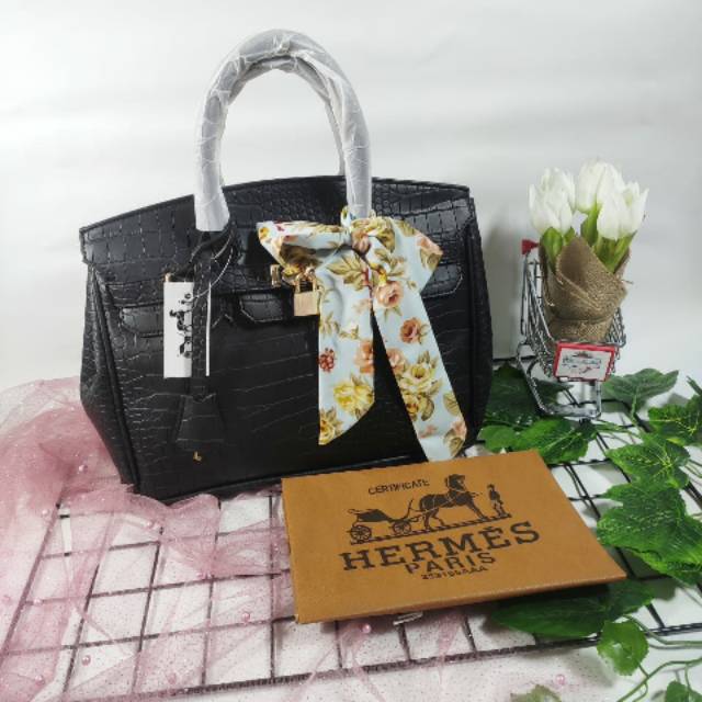 HB croco size 30 tas wanita termurah tas fashion bisa di slempang tas wanita slempang