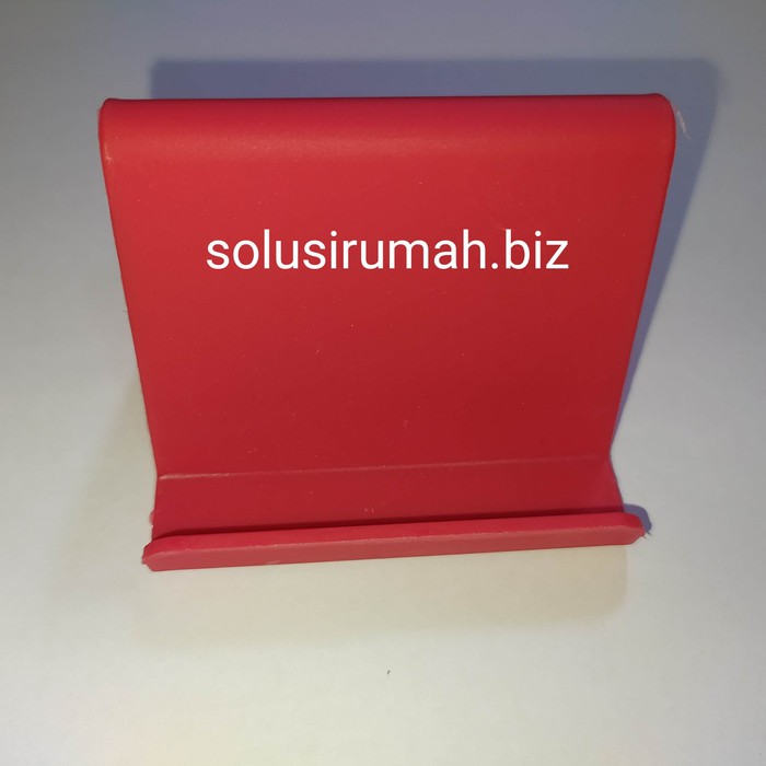 PHONE HOLDER PENYANGGA STAND PVC SOLID RANDOM WARNA HANDPHONE HP STAND