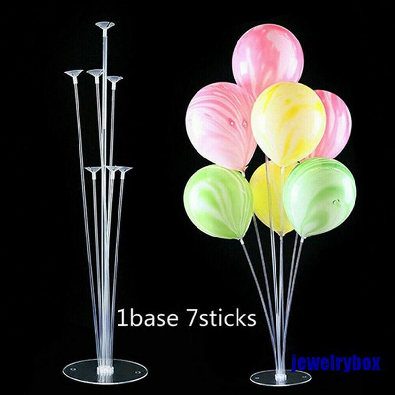 7 / 11 In 1 Stand Holder Balon Bahan Plastik Untuk Dekorasi Pesta Pernikahan