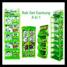 RAK SET 4 IN1RAK TAS+RAK SEPATU+RAK JILBAB TANPA SAKU DEPAN+RAK KECANTIKAN TANPA SAKU SAMPING)