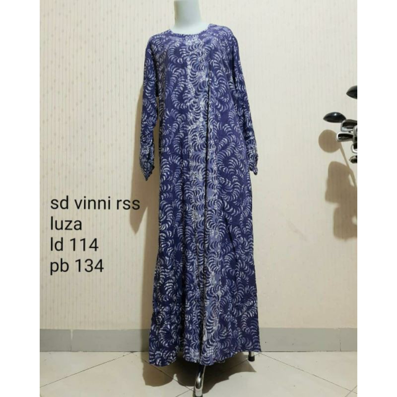 Daster Tangan Panjang sd vinni rss Batik Luza