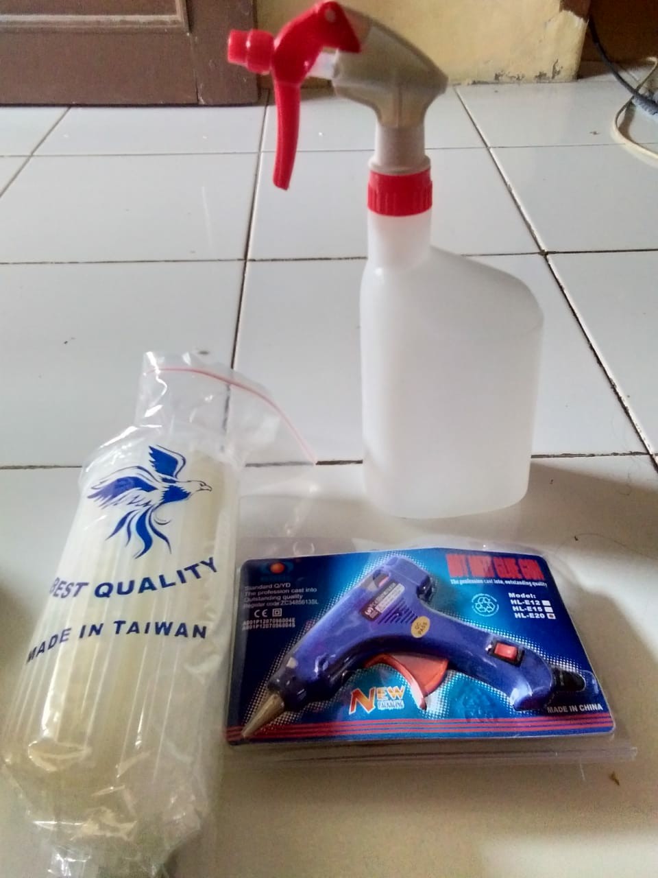 Glue Gun Lem Tembak 20w Ada Tombol On Off Kualitas Terbaik