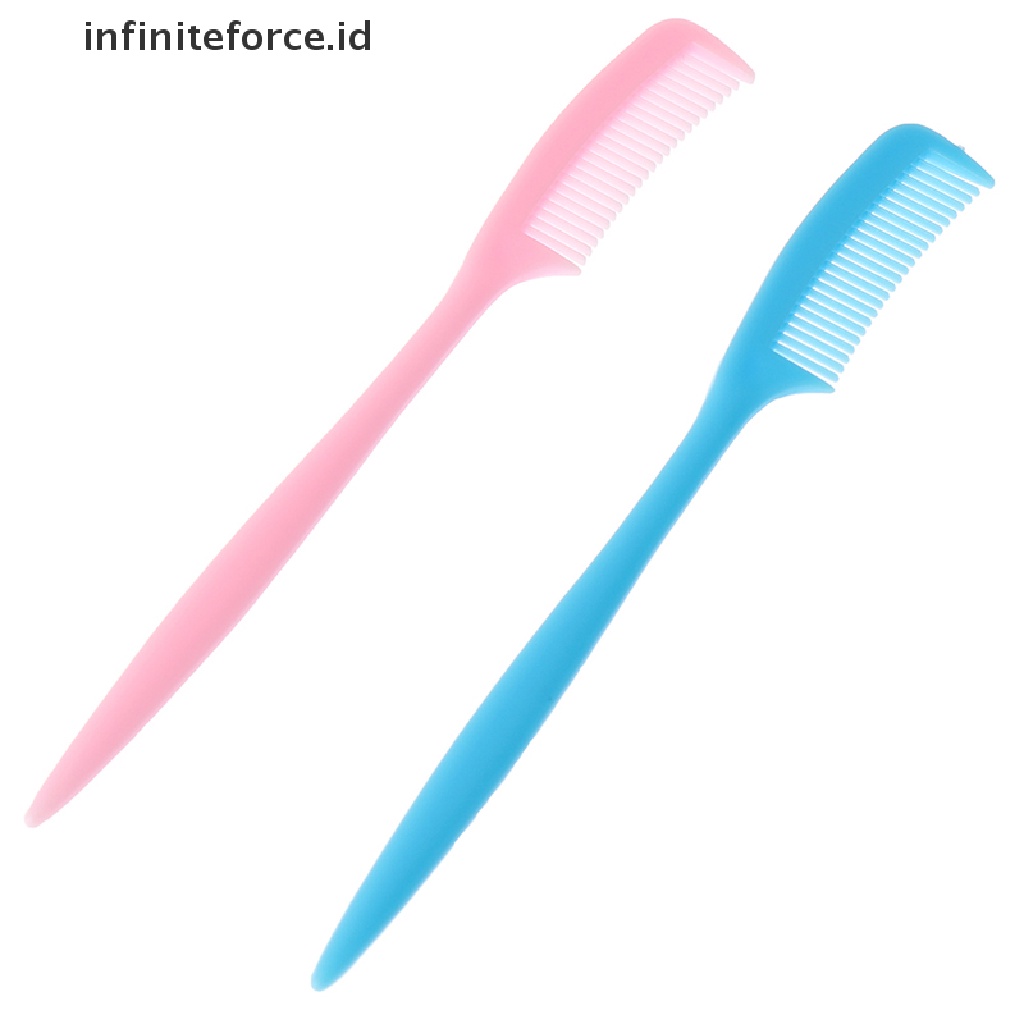 (Infiniteforce.Id) 5pcs / Set Sisir Alis / Bulu Mata Extension Bahan Plastik Untuk Makeup / Kosmetik Wanita