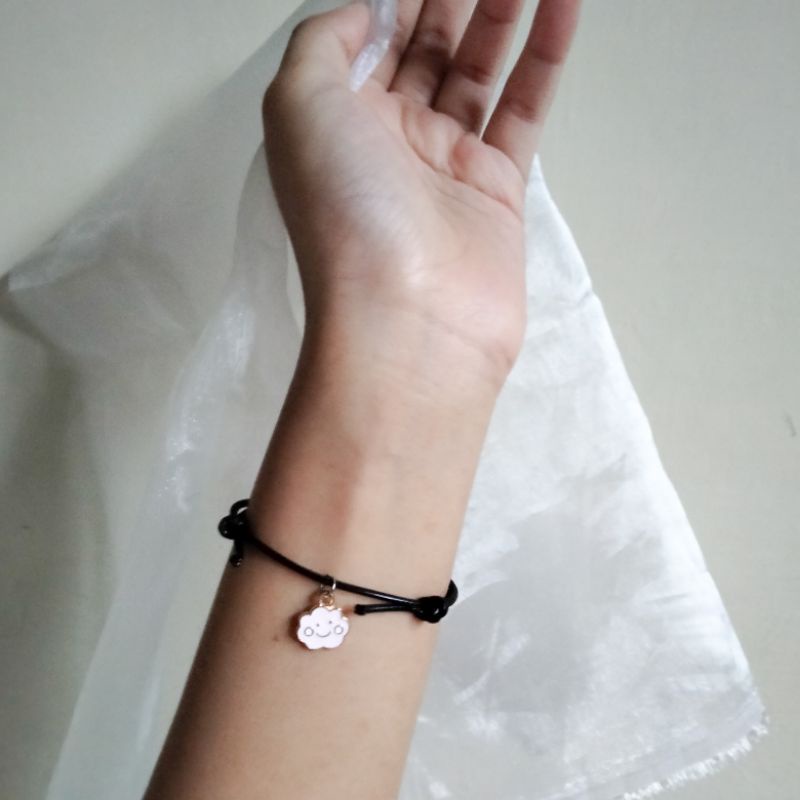 Gelang karakter awan couple persahabatan sky simpel cloud bracelet waterproof unisex