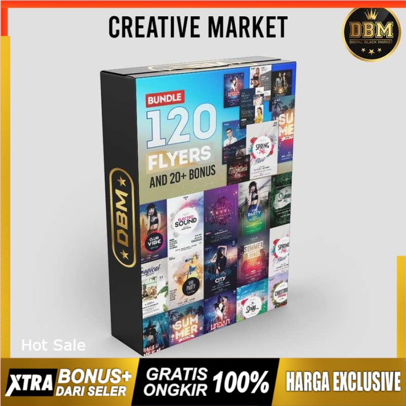 100+ Flayer Mega Bundle - Photoshop &amp; Illustrator