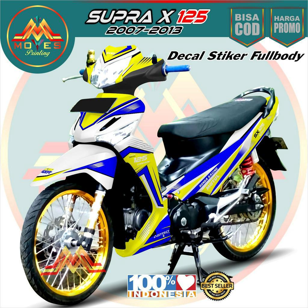 Decal Sticker Full Body Supra X 125 - Stiker Full Body Supra X 125