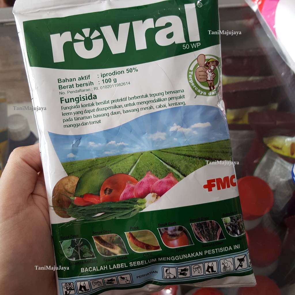 Fungisida Rovral 50wp 100 Gram Shopee Indonesia