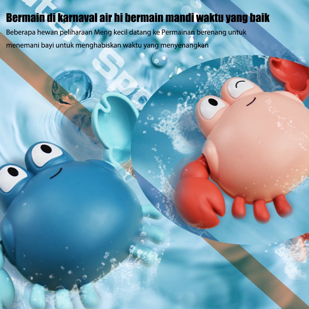 Lakoe Mainan Mandi Anak Bayi Kepiting Mainan Air Anak mandi bath toys-3