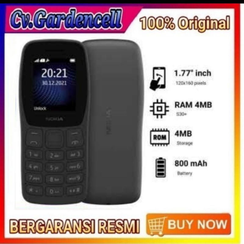 nokia 105 simba garansi resmi