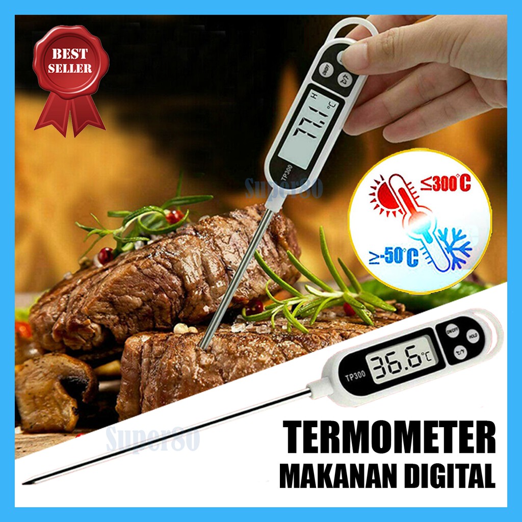 Termometer Dapur Makanan Masakan Masak Minuman Air Food Thermometer Digital