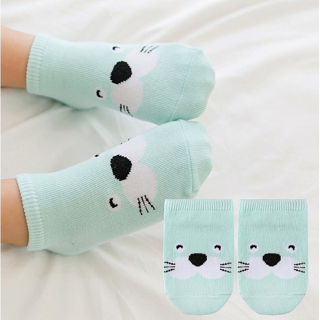 Kaos Kaki Bayi Anak Karakter Kaus Kaki Anti Selip Import Katun Lembut Aneka Motif Baby