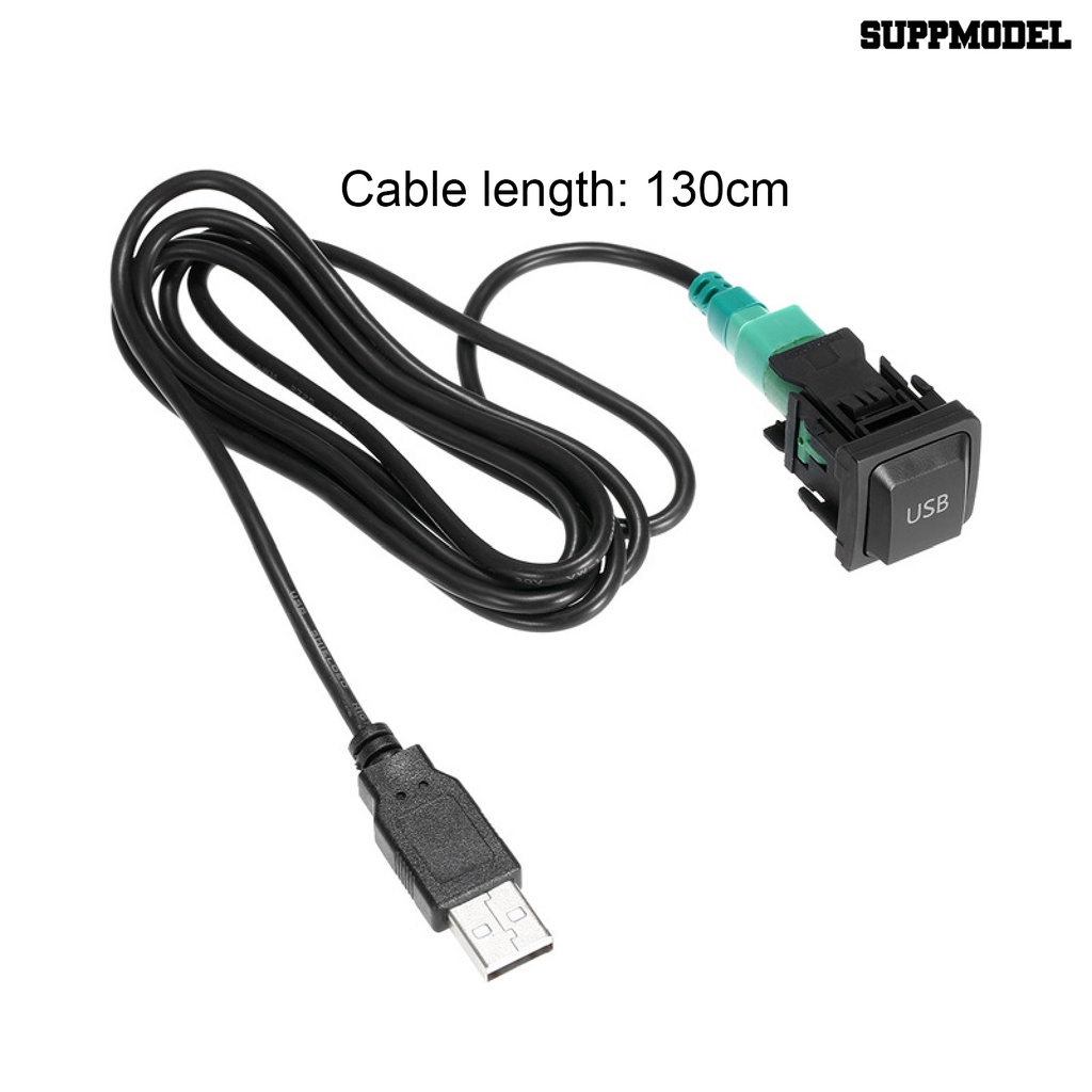 Kabel Adapter Audio CD Player USB 130cm Plug Play Untuk Volkswagen