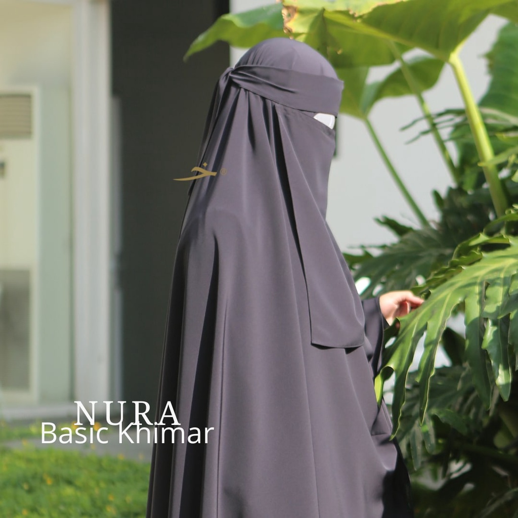 Nura Khimar Basic Antem Slim, Non Pet by Khadijahindonesia