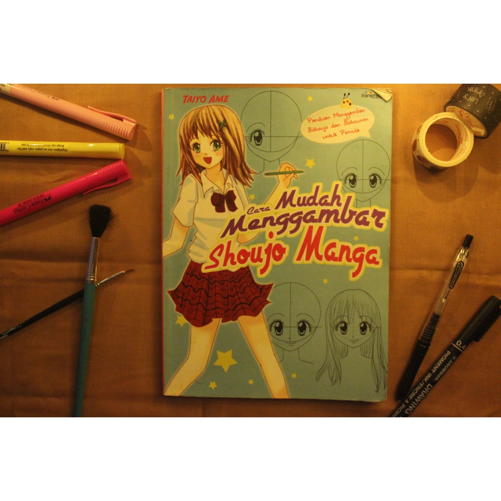 Jual Buku Bekas Cara Mudah Menggambar Shoujo Manga Karya Taiyo Ame