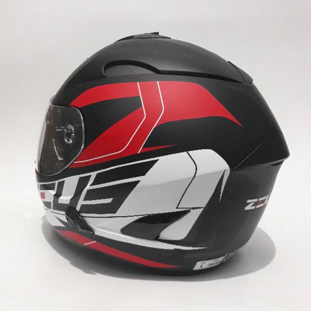 Helm Zeus 806 II31 Black Red Dof